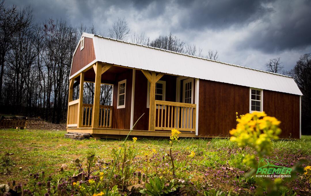 Premier Lofted Barn Cabin Buildings