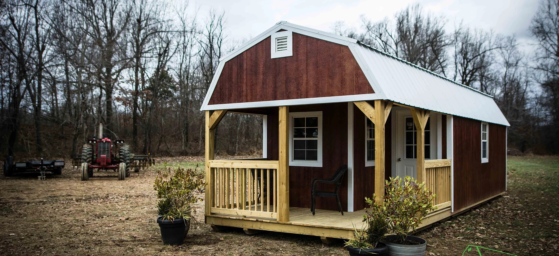 Premier Lofted Barn Cabin Buildings