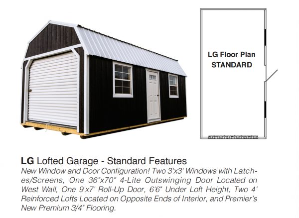 lofted garage floor plan