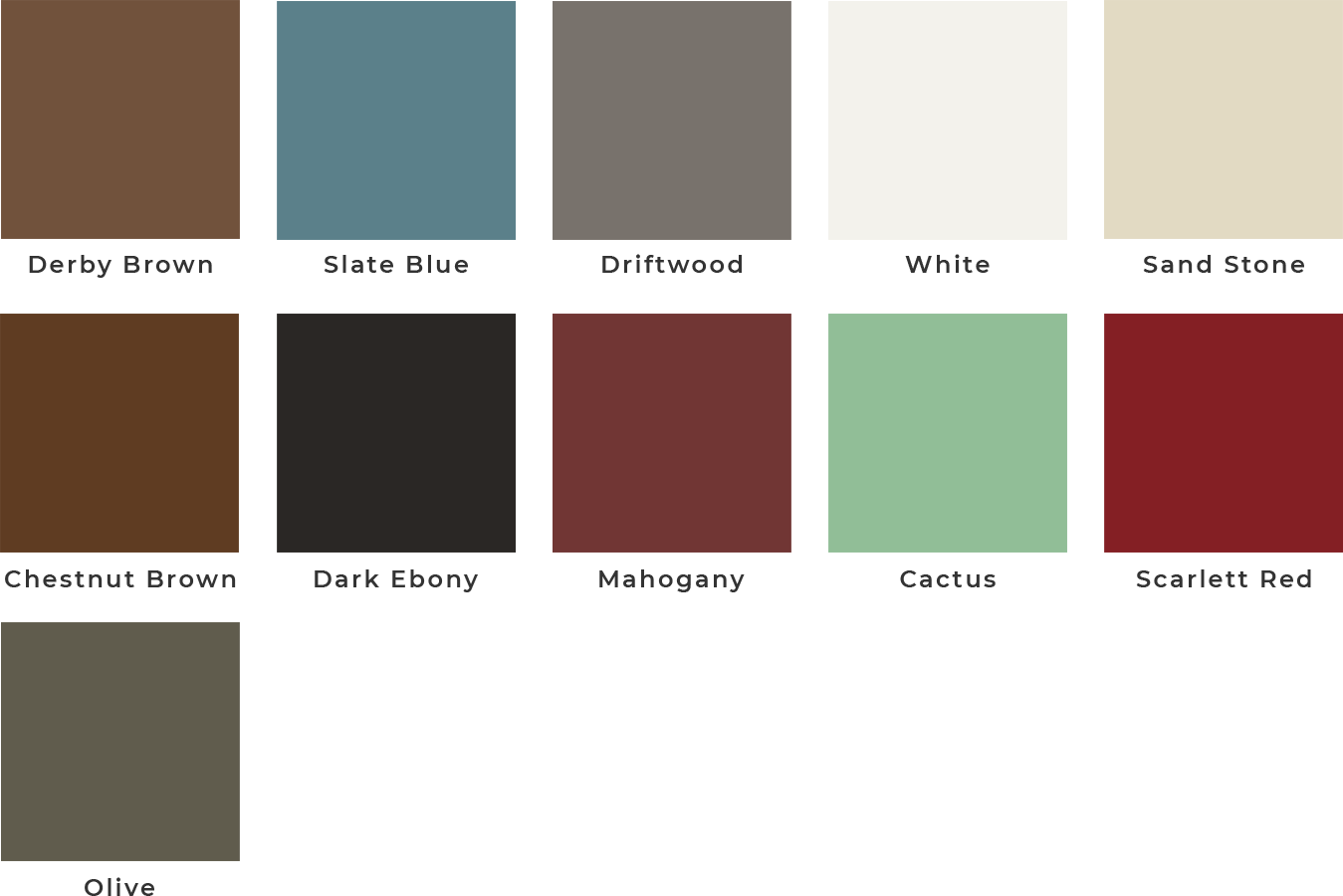 siding colors